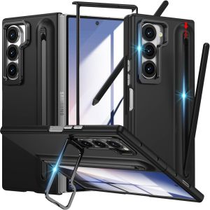 for Samsung Galaxy Z Fold 8 CaseZ Fold 8 Ultra/Z Fold 7 Case with S Pen Holder & StylusBuilt-in HD Screen Protector [Camera Frame Stand] Slim Matte Hard PC Bumper Kickstand Shockproof Phone Case for for Samsung Z Fold 6 CaseZ Fold 5 /Z fold 4 Case