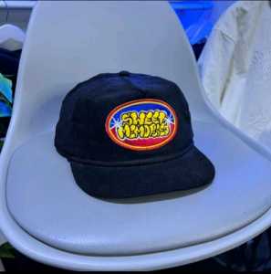 DISKON 50 Topi Ropehat Corduroy Sweet Memories Broken White Navy Thisplan