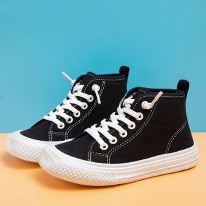 22-37กีฬารองเท้าผ้าใบสำหรับเด็กสาว2022ฤดูใบไม้ร่วงและฤดูหนาวแฟชั่นใหม่สบายๆหัวตารางรองเท้าเด็กสูงแนวโน้มด้านบนรองเท้าสเก็ตสำหรับบิ๊กเด็กสาว