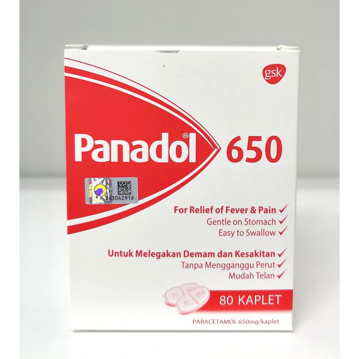 Panadol Caplets 650mg (80s)