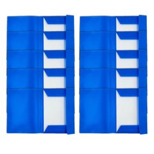 10 Pcs Plastic Corner Folder File Folder Document Folder Postal Folder A4 Portfolios Folder School Office Supplies