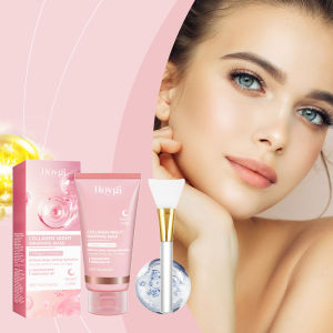 Hoygi Collagen Anti-Wrinkle Peel-Off Mask ( With Scraper ) Hydrating moisturizing rejuvenating improving dullness firming peel-off mask