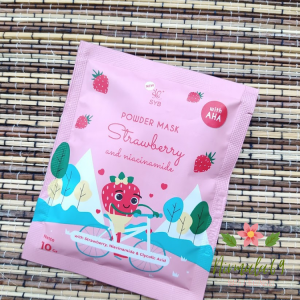 SYB POWDER MASK SACHET 10g/MASKER WAJAH/MASKER PEMBERSIH PORI PORI KULIT/MENCERAHKAN/MELEMBABKAN