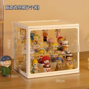 Ⓜ️ZEROIDEASⓂ️ Stackable Dustproof Mini Figures Collectibles Showcase Perfumes Glass Box Makeup Storage Rack Perfume Rack Perfumes Box Cosmetics Storage Box Nail Polish Storage Rack Perfumes Stand Perfumes Holder Toy Figures Displays Rack
