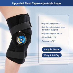 Cofoe Medical Knee Joint Support Brace with Stabilizer Adjustable Leg Fixator for Osteoarthritis Ligament Injury Meniscus Tear Patella Guard Knee Pain Protector