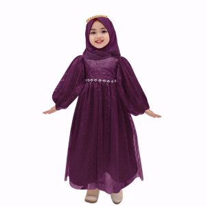 gamis anak perempuan Ellisa 3-5Tahun / gamis anak terbaru 2024 / gamis anak terbaru 2024 viral