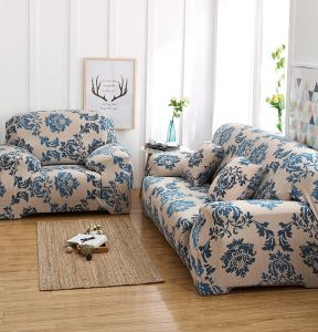 1 2 3 4 Seater Sarung Sofa Cover Universal L-Shape Slipcover Home Room Decoration
