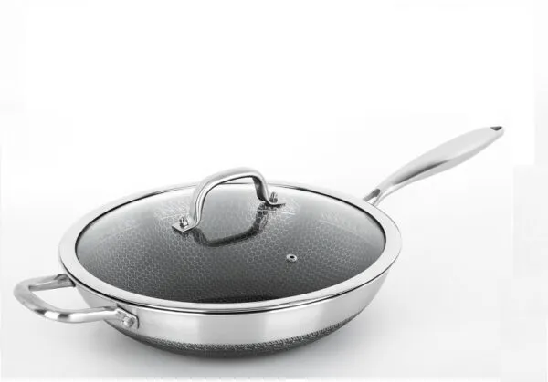 TOROS Honey Comb Wok 32cm Stainless Steel 304 BLT06