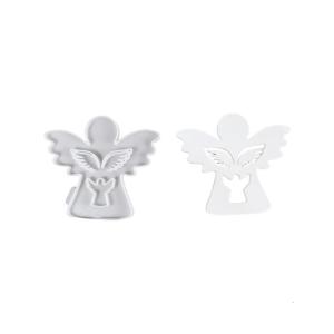 Angel with Heart Star Casting Molds Ornament Molds Handmade Silicone Mould Plasters Moulds for Home Decorations