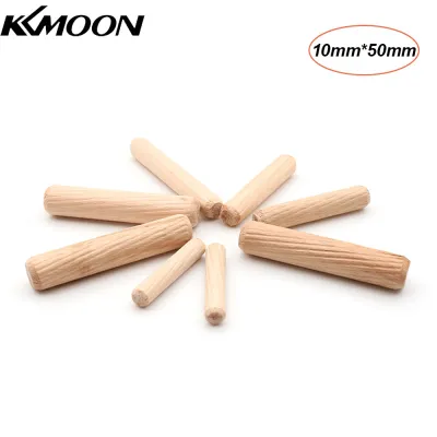 KKmoon 100pcs Dowel Wood Dowels Fluted Wooden Dowels Set of 100pcs Dowel Pins Fluted Pins for Furniture Cabinets