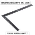 Penggaris siku Pasekon Jumbo Besar L panjang 42cmx60cm Penggaris Siku Tukang Full Besi. 