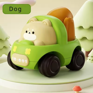 4Pcs set Baby Car Toy Montessori Boy Inertial Cars 0-3 years old Baby Educational Gift Pull Back Vehicles Toy
