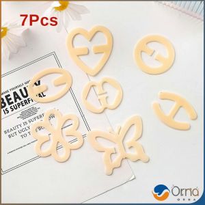 Orna คลิปหัวเข็มขัด ปรับได้ สำหรับซ่อนสายเสื้อชั้นใน รูปผีเสื้อ ดอกไม้ สําหรับชุดชั้นในสตรี Bra Strap Clips