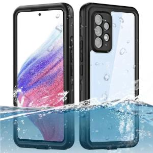 IP68 Waterproof Case For Samsung A17 A57 A16 A56 A36 A26 A35 A25 A55 A15 A54 A14 5G Clear Cases Underwater PC+TPU Diving Cover