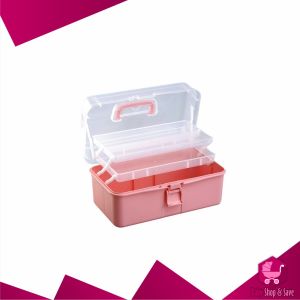 BabyShop-C1050 Kotak Penyimpanan Kotak Obat 3 Tingkat Tool Box Kotak Jepit Rambut Storage Box