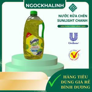 Nước Rửa Chén Sunlight Chanh 100 (Chai 1.5kg )