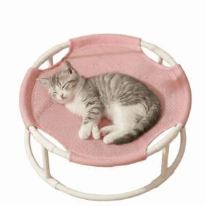 YUBAGUANB Breathable Cat Elevated Bed Round Elevated Frame Pet Camping Bed Pet Supplies Cozy Pet Cool Nest All Season