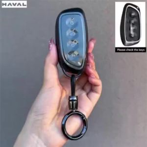 SCH Soft Rubber TPU Key Case Haval Key Cover For Haval 03 H6 HEV 2026 Remote Control Key Protection