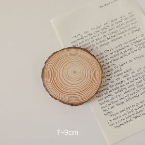 Đế gỗ tự nhiên lót nến thơm lót ly lót cốc khuếch tán tinh dầu decor trang trí nhiều kích thước