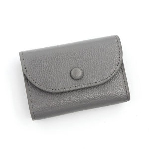 Litchi Leather Wallet Short Anti-theft Multi Card Slots Wallet Coin Purse Large Capacity Mobile Phone Bag Certificate Card Holder