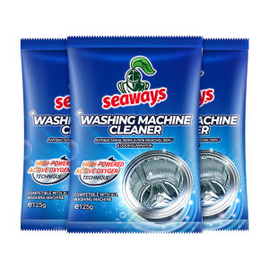 READY STOCK MALAYSIA Seaways Washing Machine Cleaner(125G)Front Load Top Load Powder Antibacterial 99.9% Easy To Use