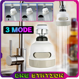 High Pressure 3 Mode Faucet Tap Aerator 360 Swivel Rotation Water Saving Tap Nozzle Adaptor Shower Head Extender