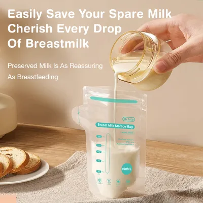 Dr. Isla MSB05 Breast Milk Storage Bags 10PCS Zip Lock Version 150mL 360 Irradiation Beverage Storage Bag