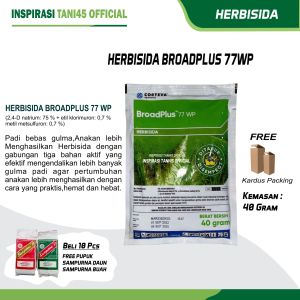 AllyPlus 77 WG Kemasan 40 gram/Herbisida BroadPlus 77 WG Kemasan 40 gram/Obat Gulma Padi