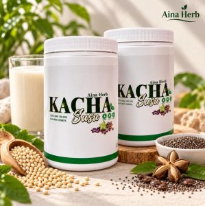 9.9 MegaSales - Aina Herb KACHA Susu 500g | Goat Milk with Probiotic Barley Chia Seed Stevia & Sacha Inchi