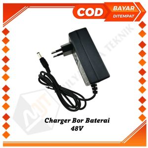 Charger Mesin Bor/Gerinda Baterai 48V Adaptor Impact Wrench Original