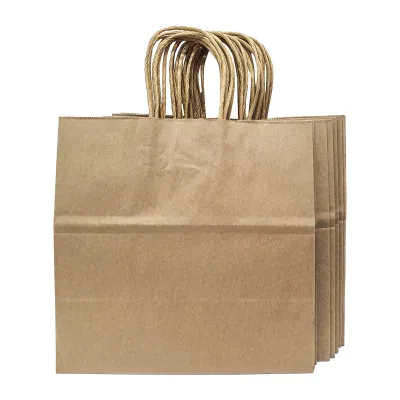 CGS Kraft Paper Bag (26x26x15cm) (Brown) (12PCS)