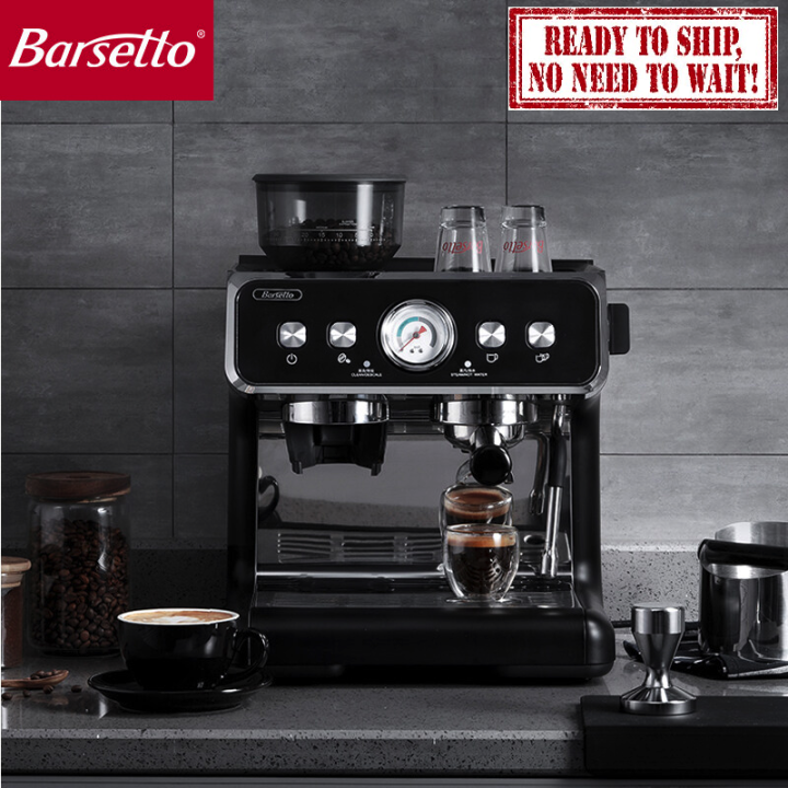 Barsetto 1 Year Warranty Bae02 Dual Boiler Espresso Machine Grinder Electric Commercial 20bar 5926