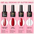Gel Kit with U V Light and Drill Starter Kit 16 Colors Gel 4PC Poly Kit Base Top Coat Kit Nail Stickers Professional Gel Manicure Kit with Everything Gift for Women. 