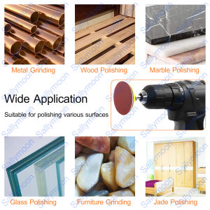 MOON Sanding Discs Pad Kit 57PCS Sandpaper Hook Loop Mix Grit Sanding Pad Polishing Pad Sandpaper for Metal/Wood/Marble/Glass/Jade Polishing Nice DIY Tools[In Stock&Fast Shipping]