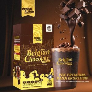 Choco Albab Belgian Chocolate Drink – Sugar-Free High Fibre & Low Calorie | 7 or 20 Sachets