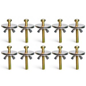 5/10pcs Nut Screw Mount Kits Bird Cage Perch Screws and Nuts Screw Nut with Gaskets for Parrot Toys Rack Claws Grinding Rod