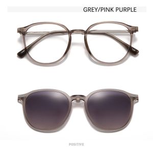 Viendo kacamata Clip on Hitam Polarized Anti Radiasi Elastik TR90 Optik Minus korean fashion Unise Anti Radiasi Minus hp blueray Kacamata uv pria Silau Mata Komputer Sinar Gaya Korea Sederhana wanita cowok kaca Frame