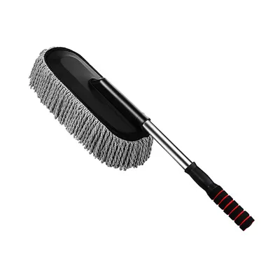 Car Retractable Car Wash Brush Mop Wax Tow Microfiber Dust Cleaning Brush Wash brush Car room dual purpose dust cleaning broom Berus pembersih roda Car cleaning supplies