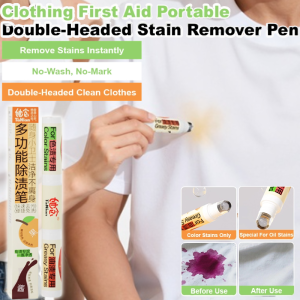 [Clothing First Aid] Portable Double-Headed Stain Removal Pen Instant Stain Removal Cleaner Nonmarking 便携双头去渍笔