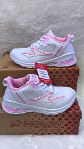 Sepatu sneakers cewek PROATT LWM 5wrn sz 37-40(FREE KAOS KAKI)