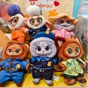 Zootopia Plush Keychain Blind Box Judy Nick Cute Plush Pendant Kids Toys Fans Gift