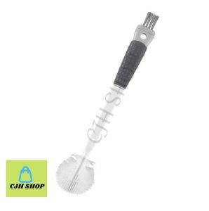 CJH SHOP 1pcs Five-in-One Lazy Silicone Cup Brush Baby Bottle Brush Cleaning Appliance Long Handle Cup Brush360Degree Rotation Folding Bruch Head
