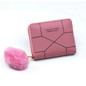 W&L#W6137 Fashionable and cute Korean style womens genuine leather small wallet coin purse card holder for women