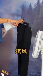 2023 Mens Warm Pants Winter Outdoor Ski Hiking Fishing Work Pants Windproof Waterproof Breathable Fleece Solid Color Elastic Straight Leg Trousers (No Waistband)