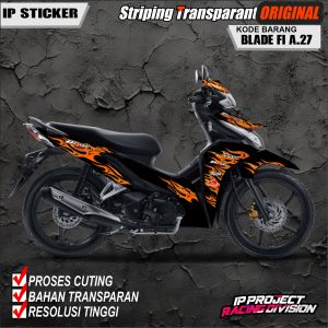 (COD) STIKER STRIPING ORIGINAL HONDA BLADE 125 FI KODE A.27