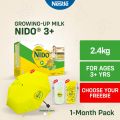 NIDO 3+ Powdered Milk Drink For Pre-Schoolers Above 3 Years Old 2.4kg. 