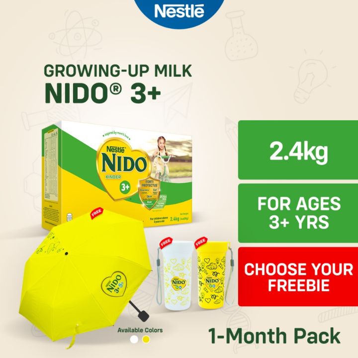 NIDO 3+ Powdered Milk Drink For Pre-Schoolers Above 3 Years Old 2.4kg