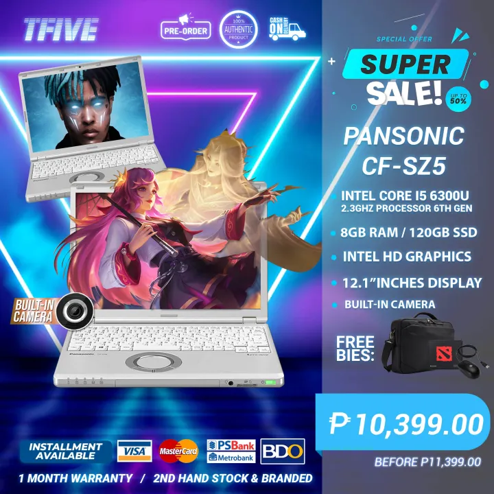 12.1 パナ8GB CF-SZ5PDQVS I5 DVD SSD128GB Panasonic Toughbook FZ-55 Universal Bay Expansion Area: DVD Drive