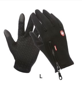 FG Sarung Tangan Motor Waterproof Dengan Zipper Touchscreen HP handphone Sarung Tangan Motor Anti Slip S05