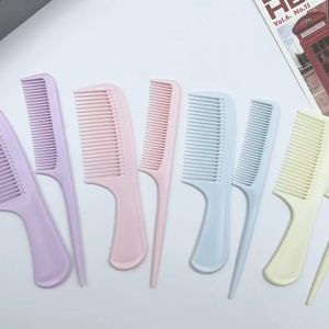 Portable Mini Comb Candy Color Pocket Hair Comb Lightweight Styling Comb for Girls Kids Daily Use